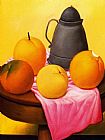 Fernando Botero Canvas Paintings - Naturaleza muerta con frutas